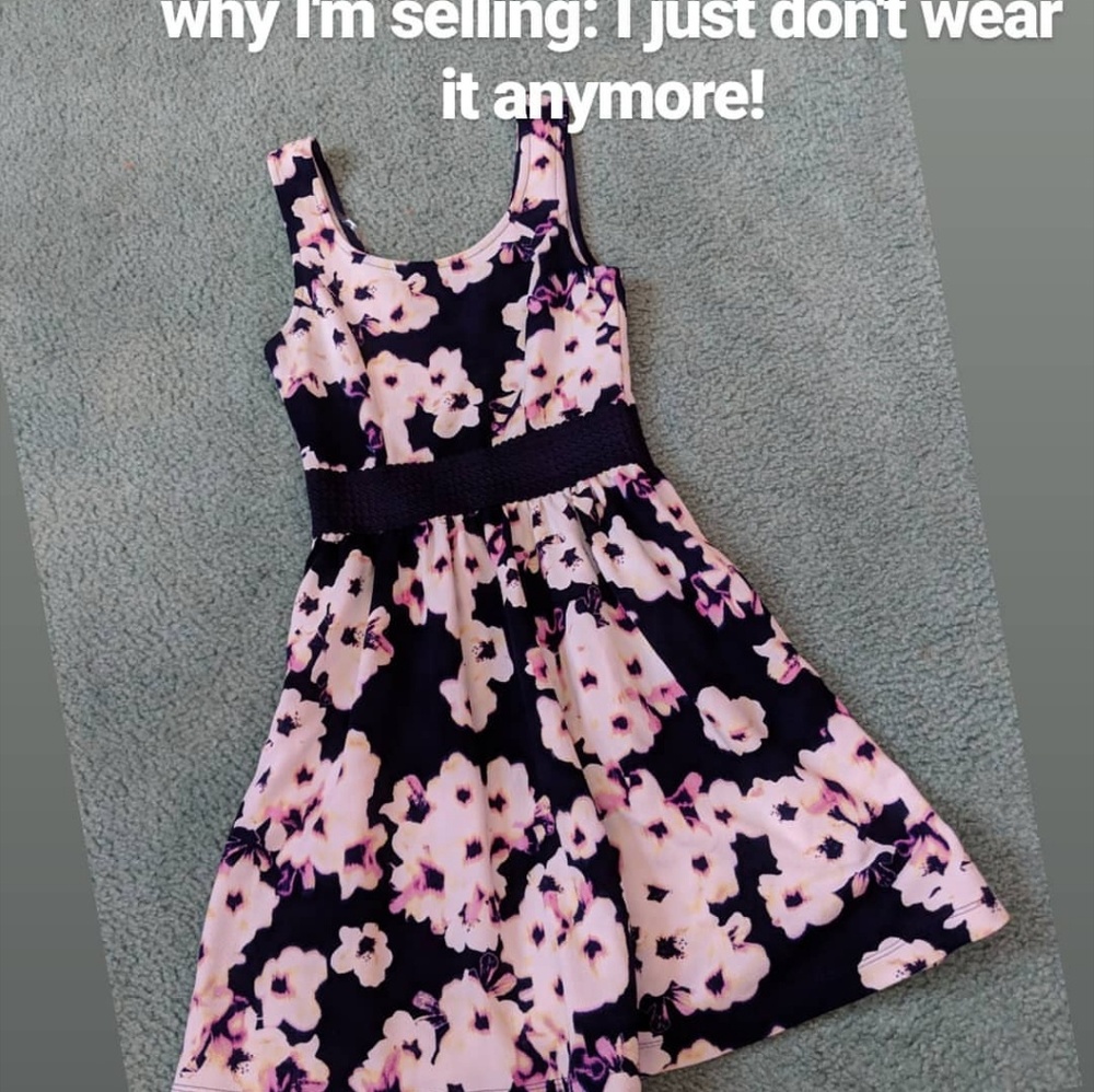 flowy dress with an elastic waist band